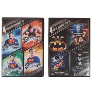 Lot of 2 DVD's. 4 Film Favorites "Superman" and "Batman"